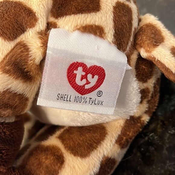 TY Pluffies “Tiptop” the Giraffe Plush (9.5 inch) without ear tag - Picture 6 of 7